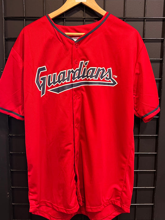 Men’s Cleveland Guardians #38 Kwan Jersey Size L