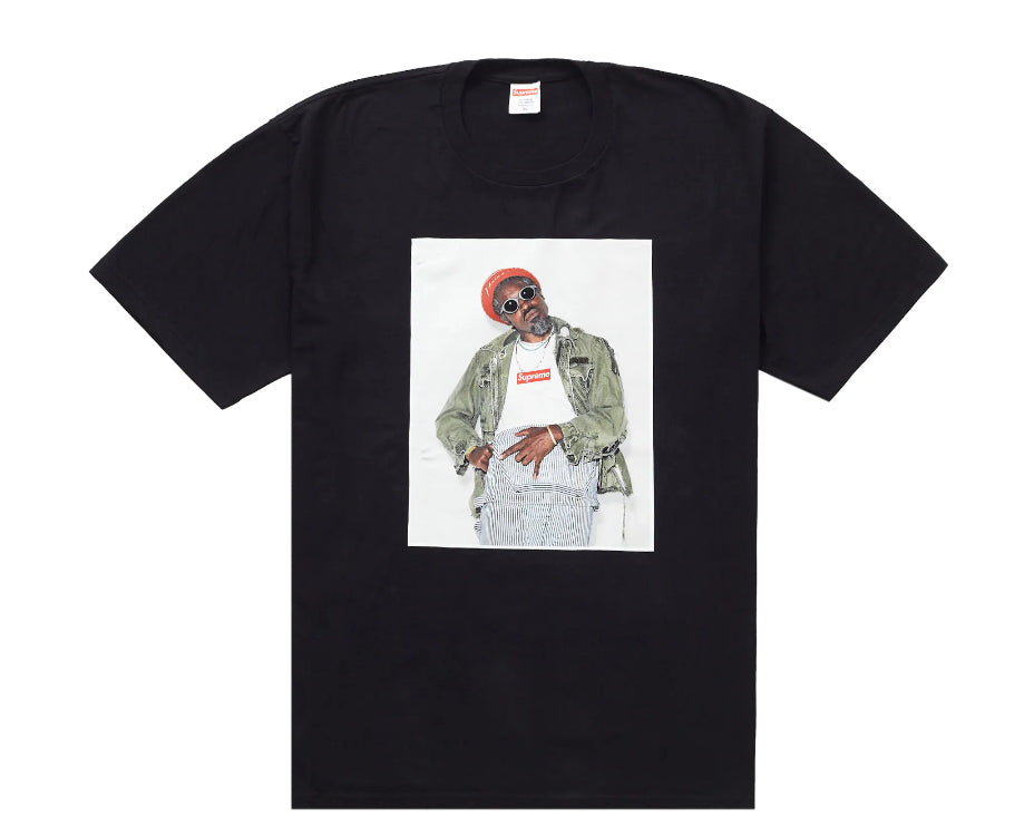 Men’s Supreme Andre 3000 Tee Black Size XL Brand New