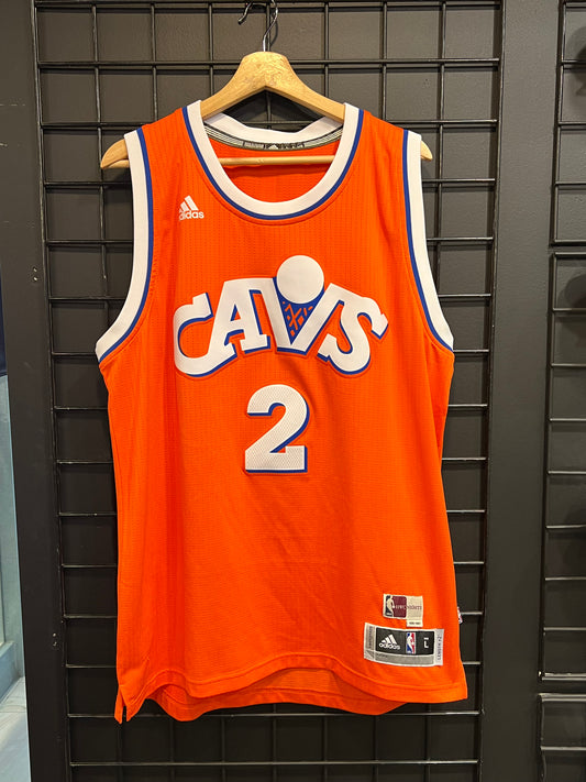 Men’s Cavs Kyrie Irving Hardwood Classic Jersey Size L