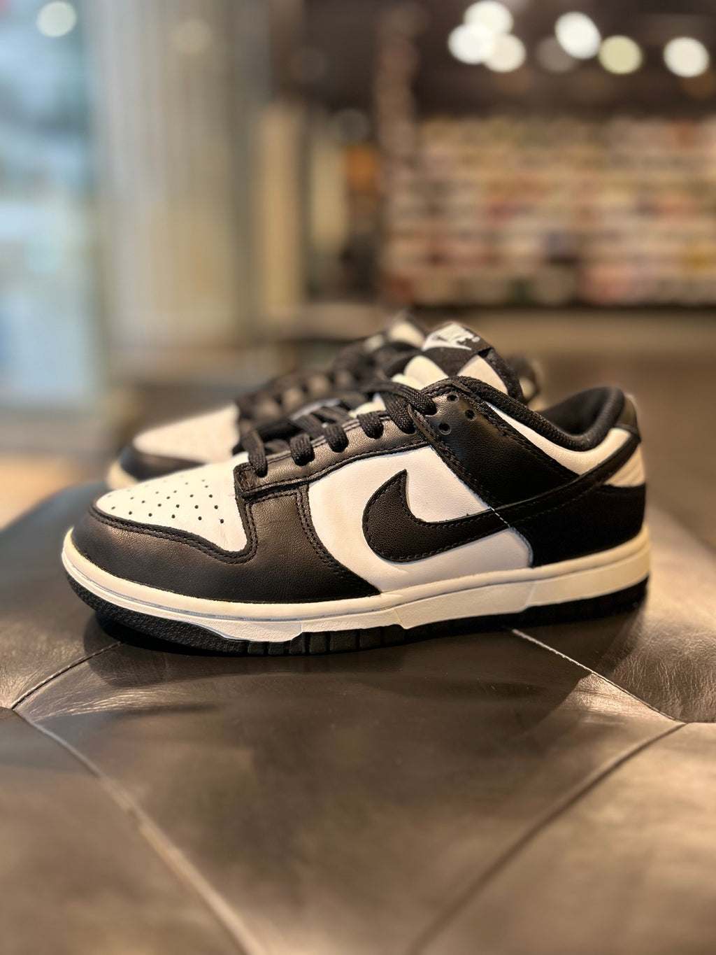 Nike Dunk Low Black White Size 6 Women’s Shoes