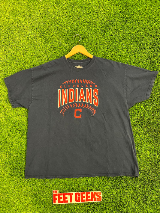 Cleveland Indians Laces Tee Size 2XL