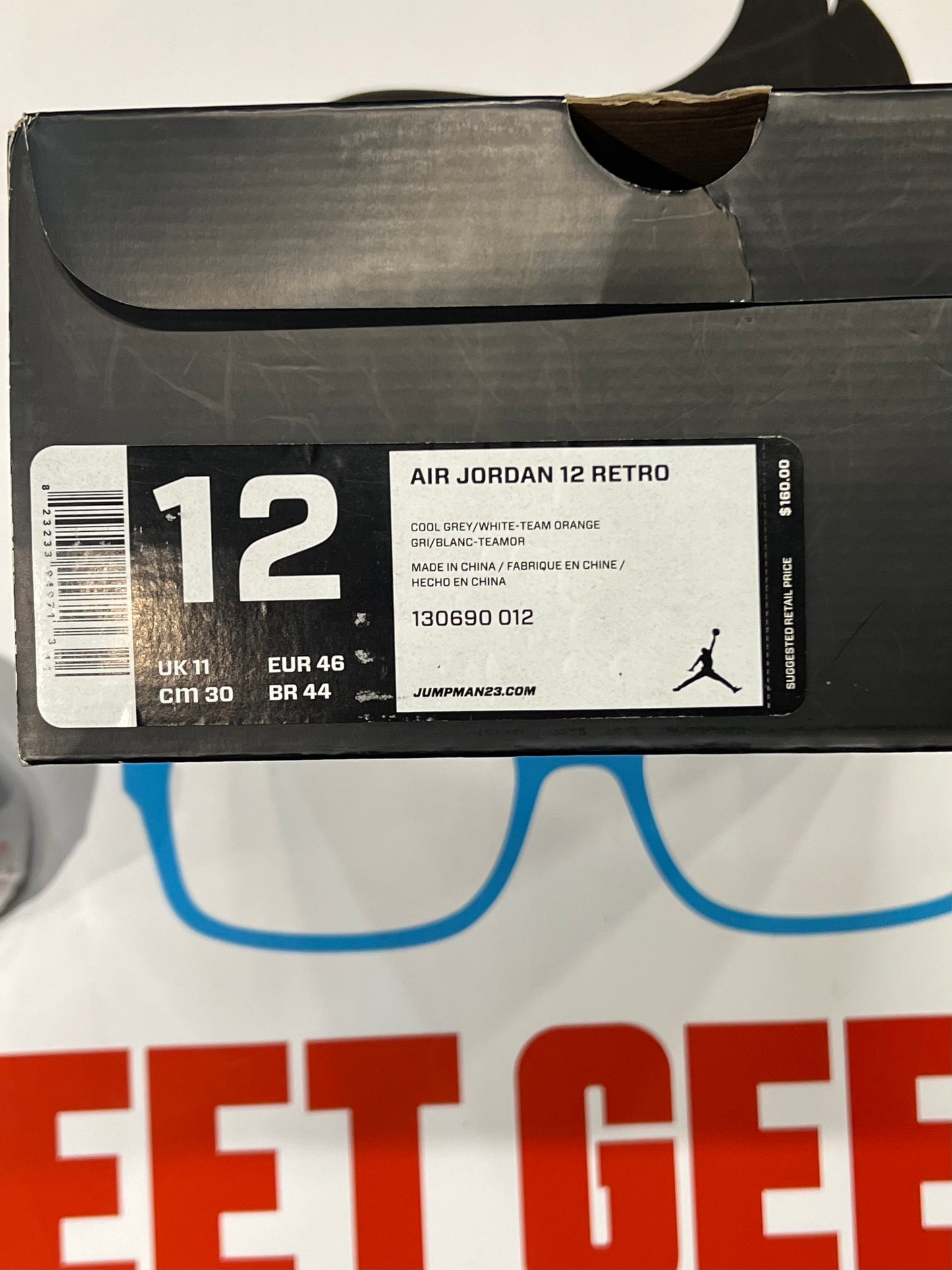 Men’s Air Jordan 12 Cool Grey Brand New