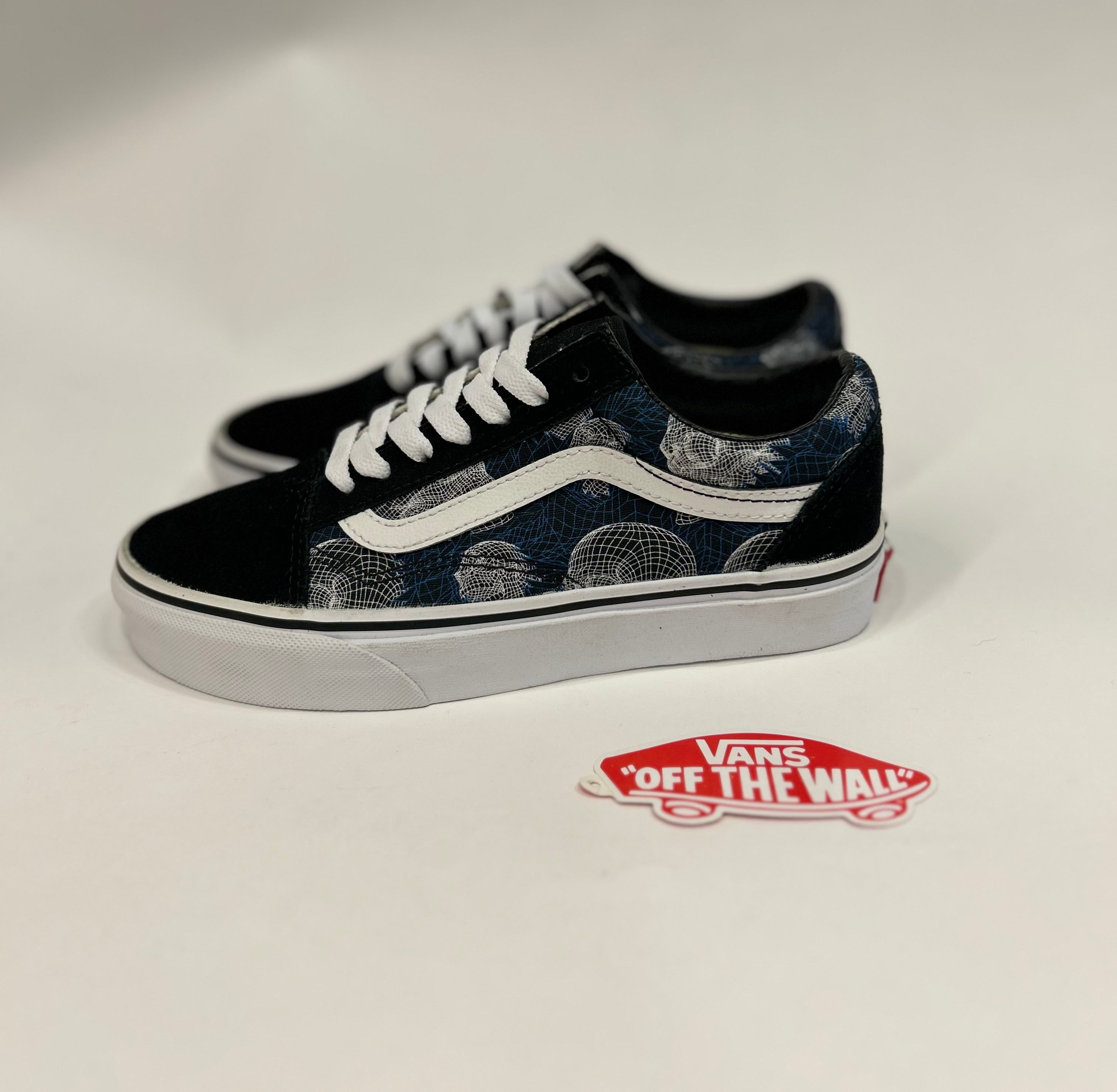 Van Skate Low Stitch Size 4y Kids Shoes No Box