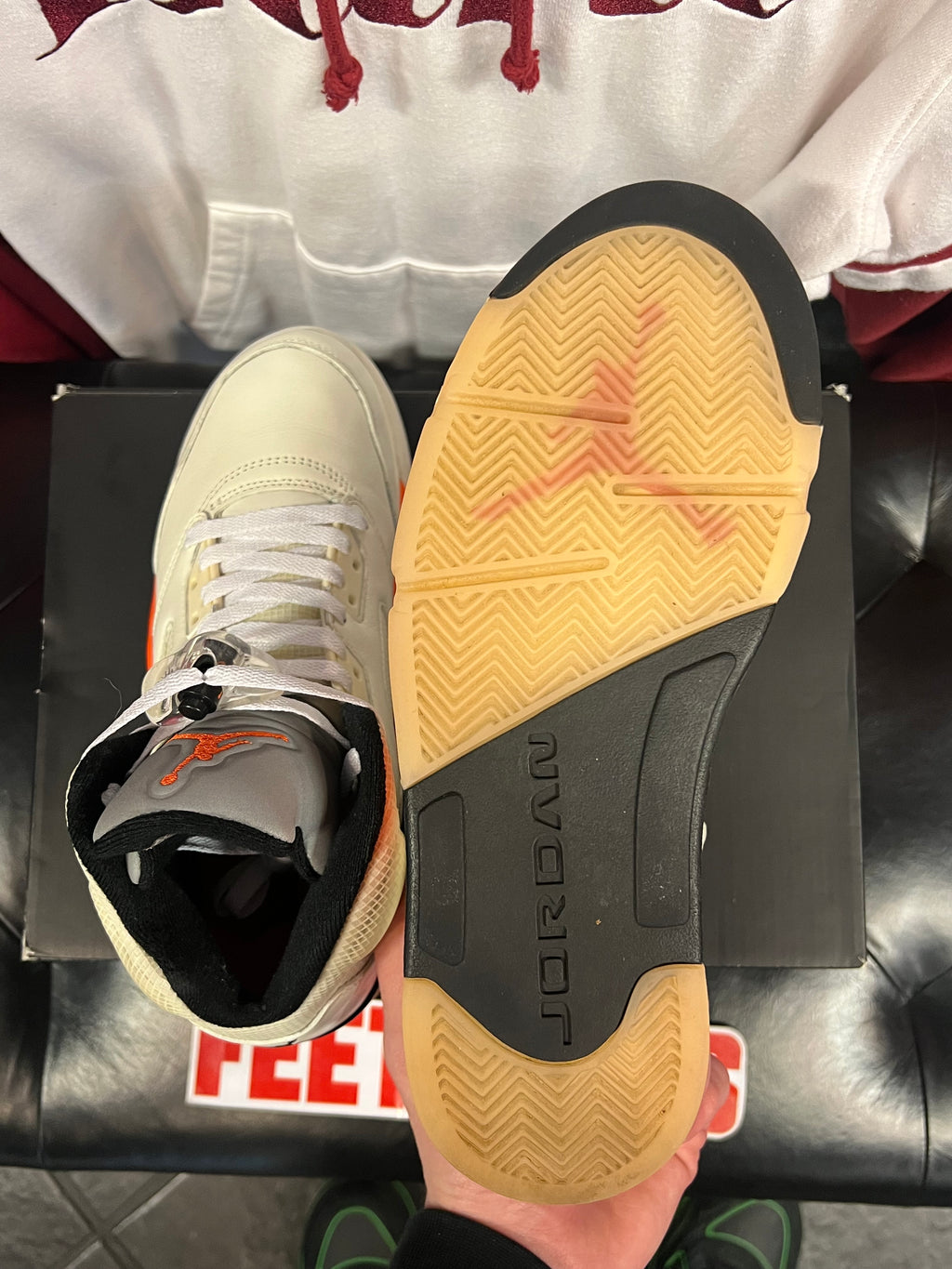 Men’s Air Jordan 5 Shattered Backboard Size 8 Pre-Owned