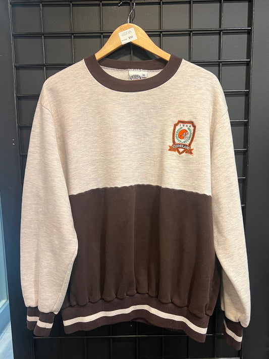 Stadium Club Chalkline Cleveland Browns Crewneck Size XL