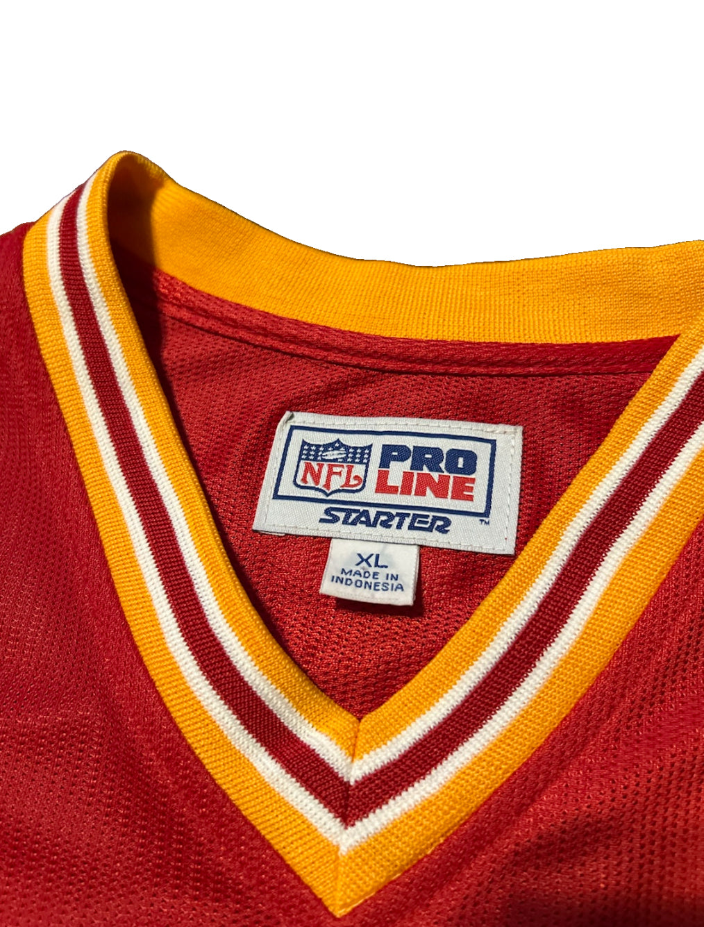 Vintage 90s Kansas City Chiefs Starter Pullover Mens XL NWOT Red NFL Pro Line V-Neck Deadstock KC
