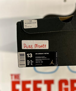 Air Jordan 7 Retro Pure Money Men Shoes Size 13