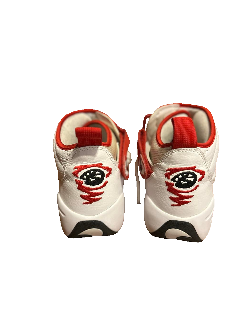 Nike Air Shake Ndestrukt OG Bulls 880869-100 White Red Black Size 9.5 Lightly Used No Box 2017