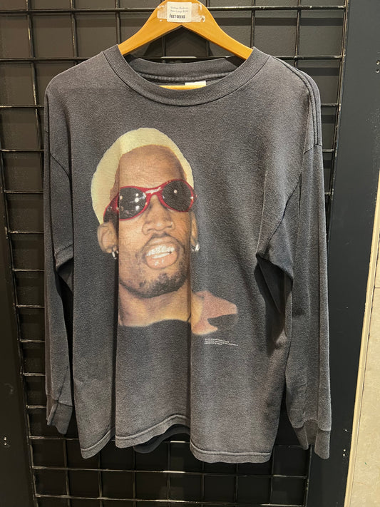 Vintage Dennis Rodman Longsleeve ( 22.5 By 29 )