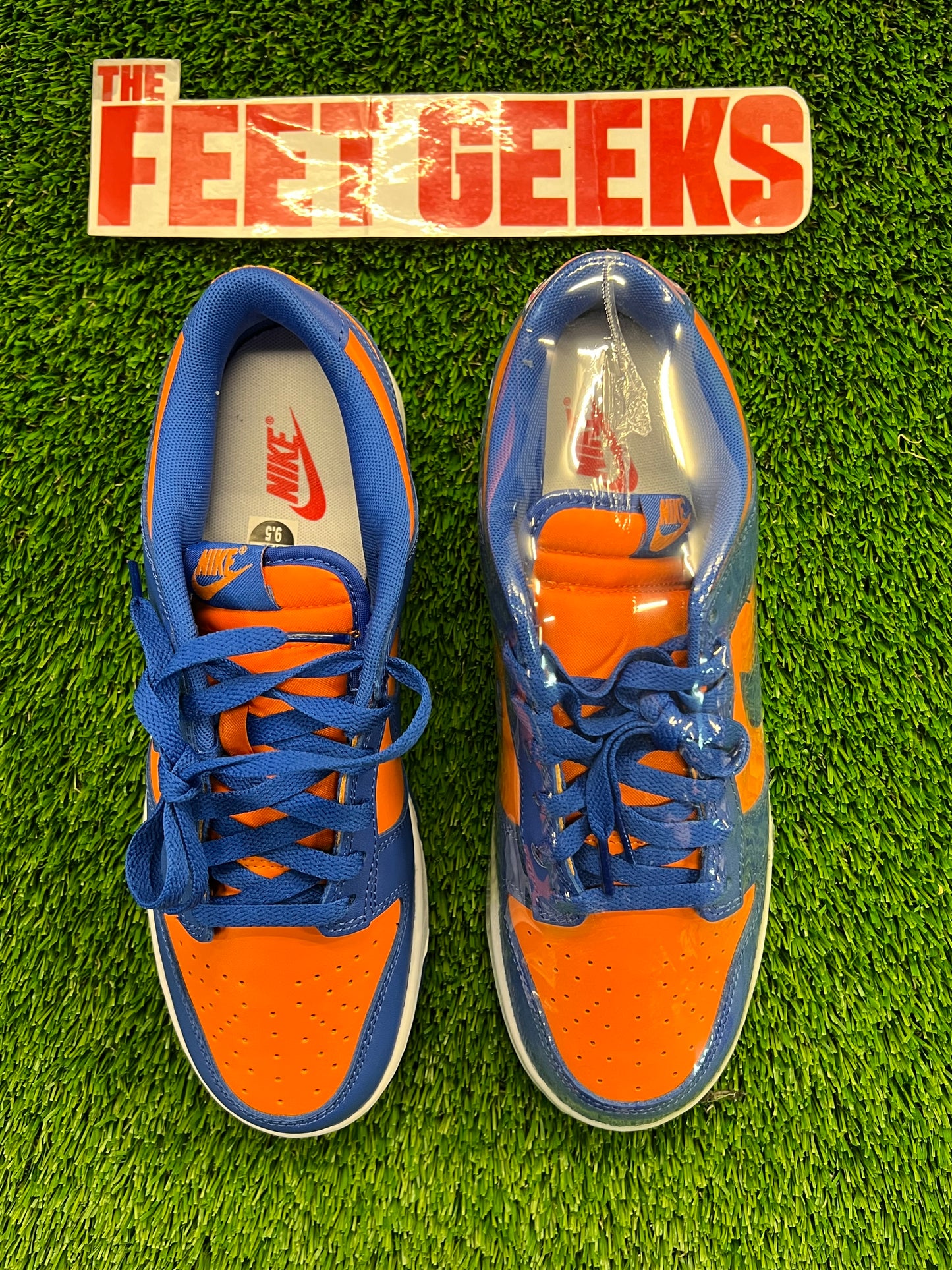 Men’s Nike Dunk Low Knicks Size 9.5 Shoes Brand New