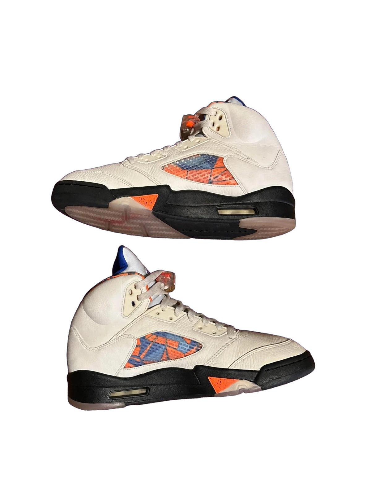 Air Jordan 5 International Flight 136027-148 Sail Orange Blue Size 9