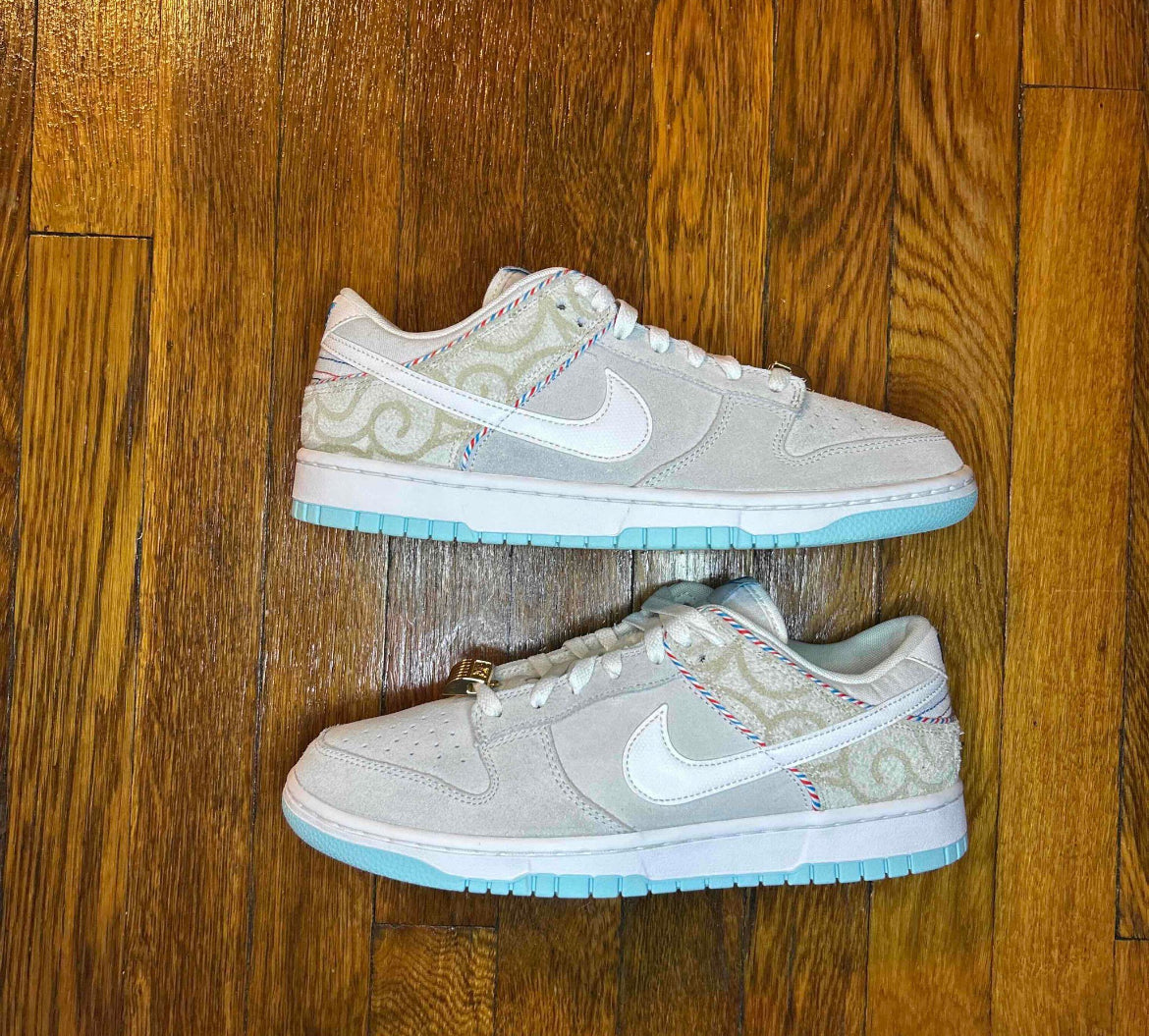 Nike Dunk Low SE Barber Shop Size 9 Men Shoes