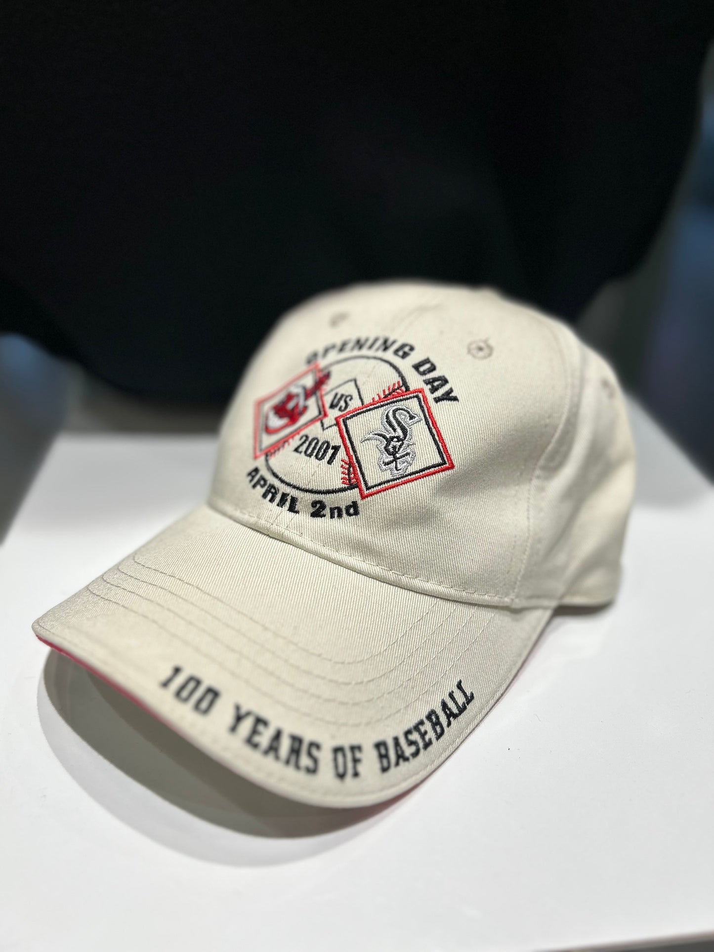 MLB AL Opening Day Indians vs Black Sox Hat