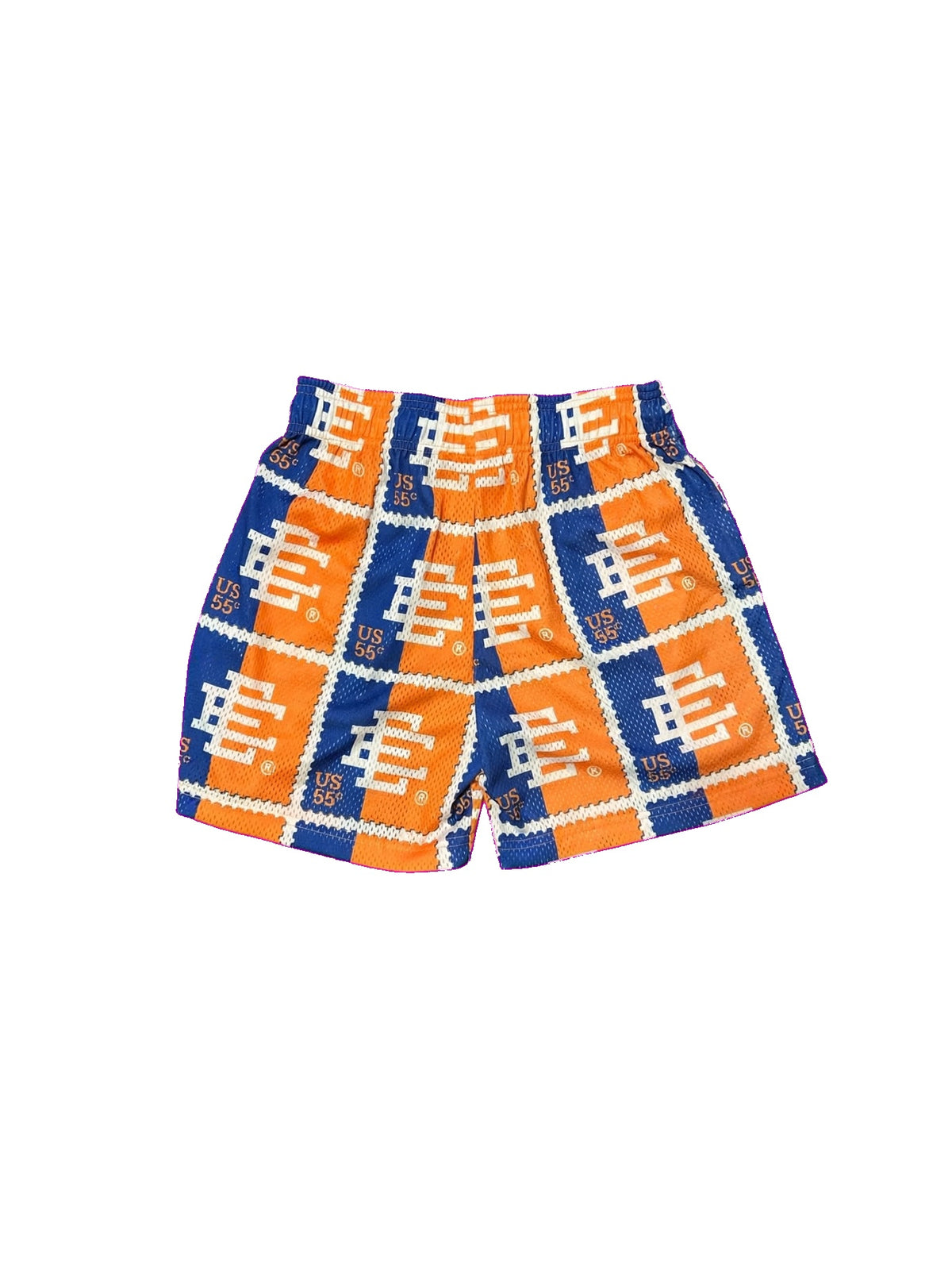 Eric Emanuel Shorts EE Basic Stamp Orange Blue Size S Small Brand New Package