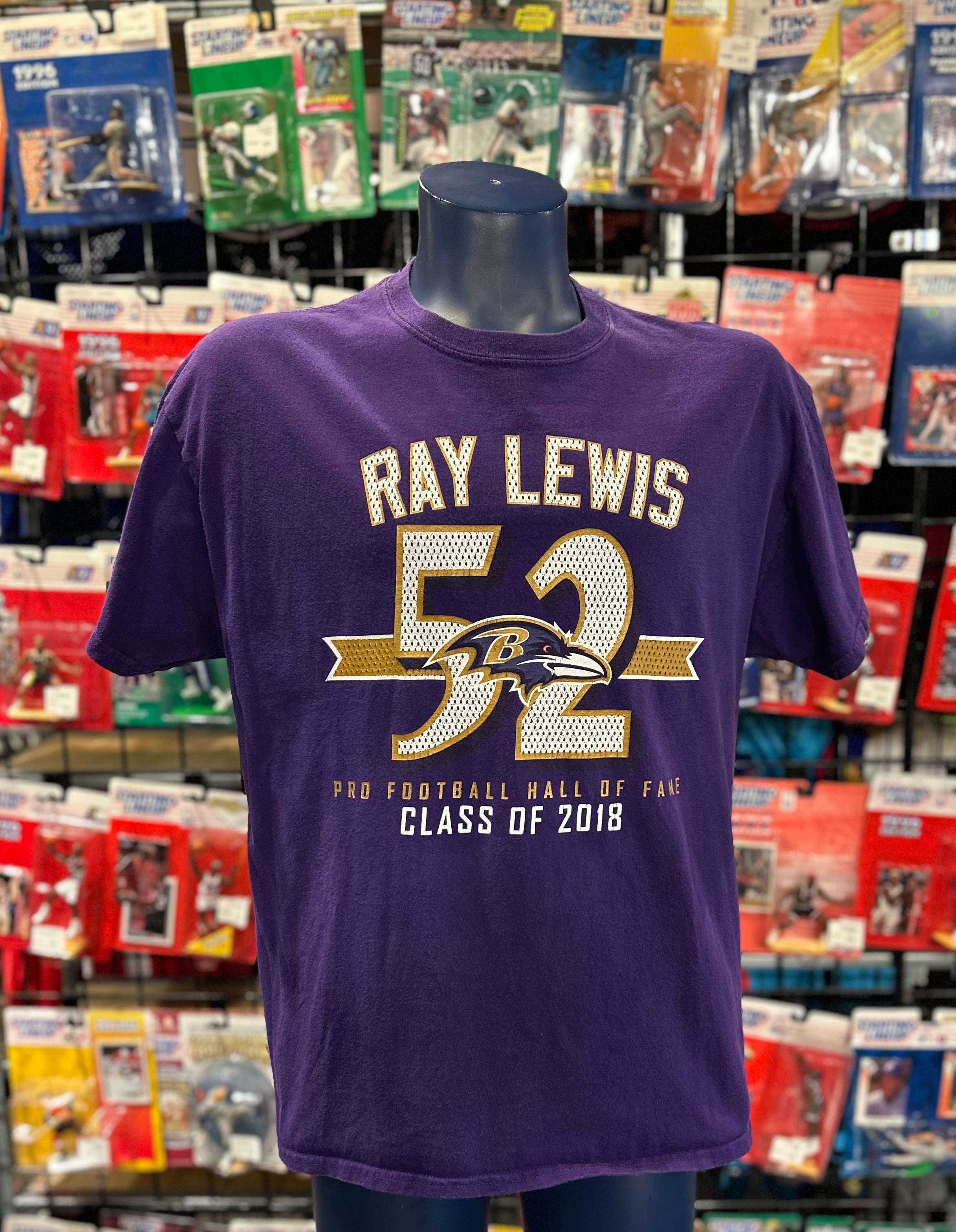 NFL Pro Football Hall of Frame 2018 Ray Lewis T-shirt Size XL