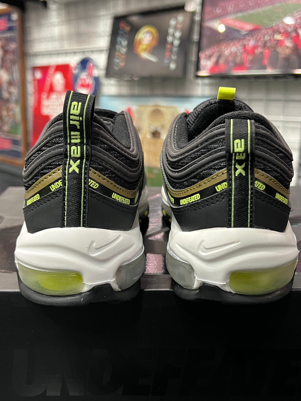 Men’s Nike Air Max 97 Undefeated Black Size 7 Shoes