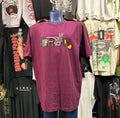 Air Jordan Maroon and Yellow T-shirt Size 2XL