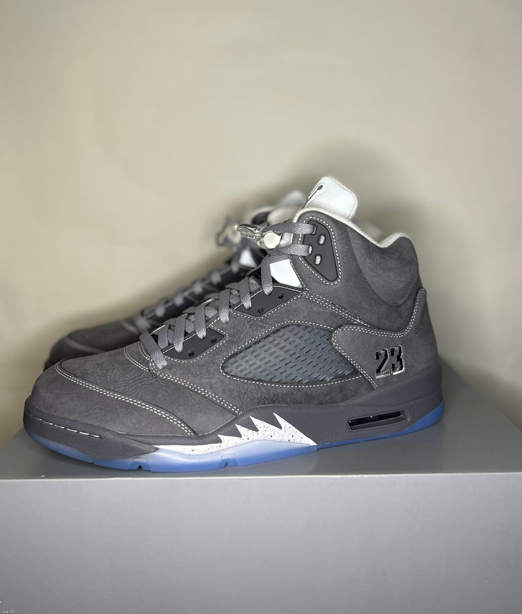 Jordan 5 Retro Wolf Grey Size 13 Mens Shoes