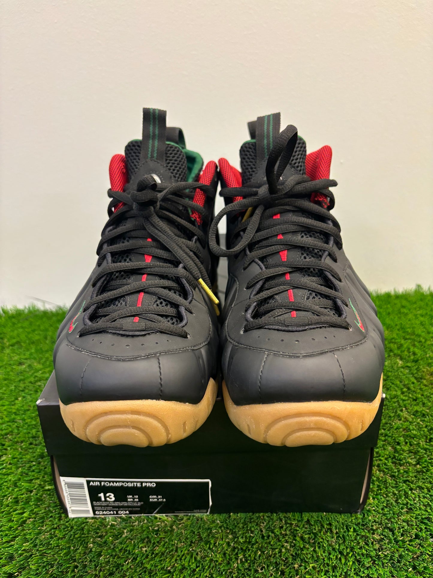 Nike Black Gucci Foamposite Size 13
