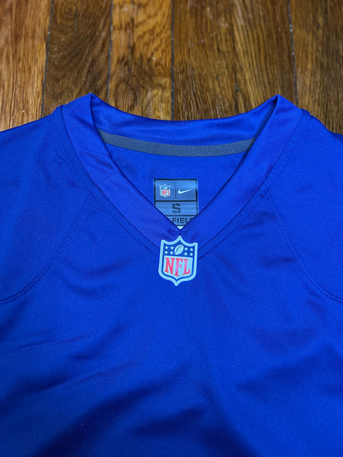 Nike On Field NFL Game Blank Jersey Royal Blue Mens Size Small Customizable
