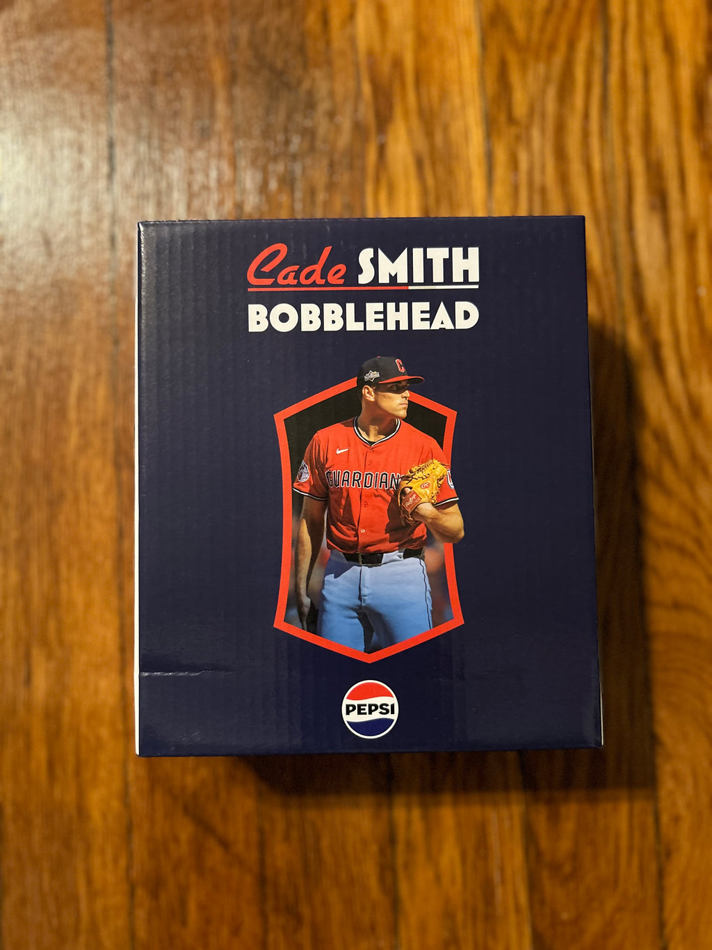 Cleveland Guardians Cade Smith Bobblehead Pepsi