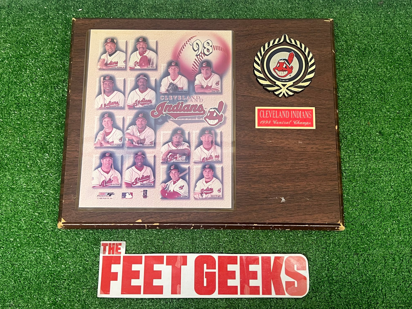 1998 Cleveland Indians Plaque