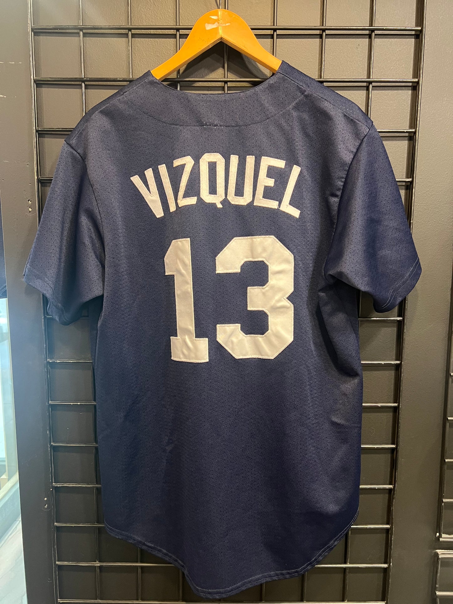 Mens Cleveland Indians #13 Vizquel Jersey
