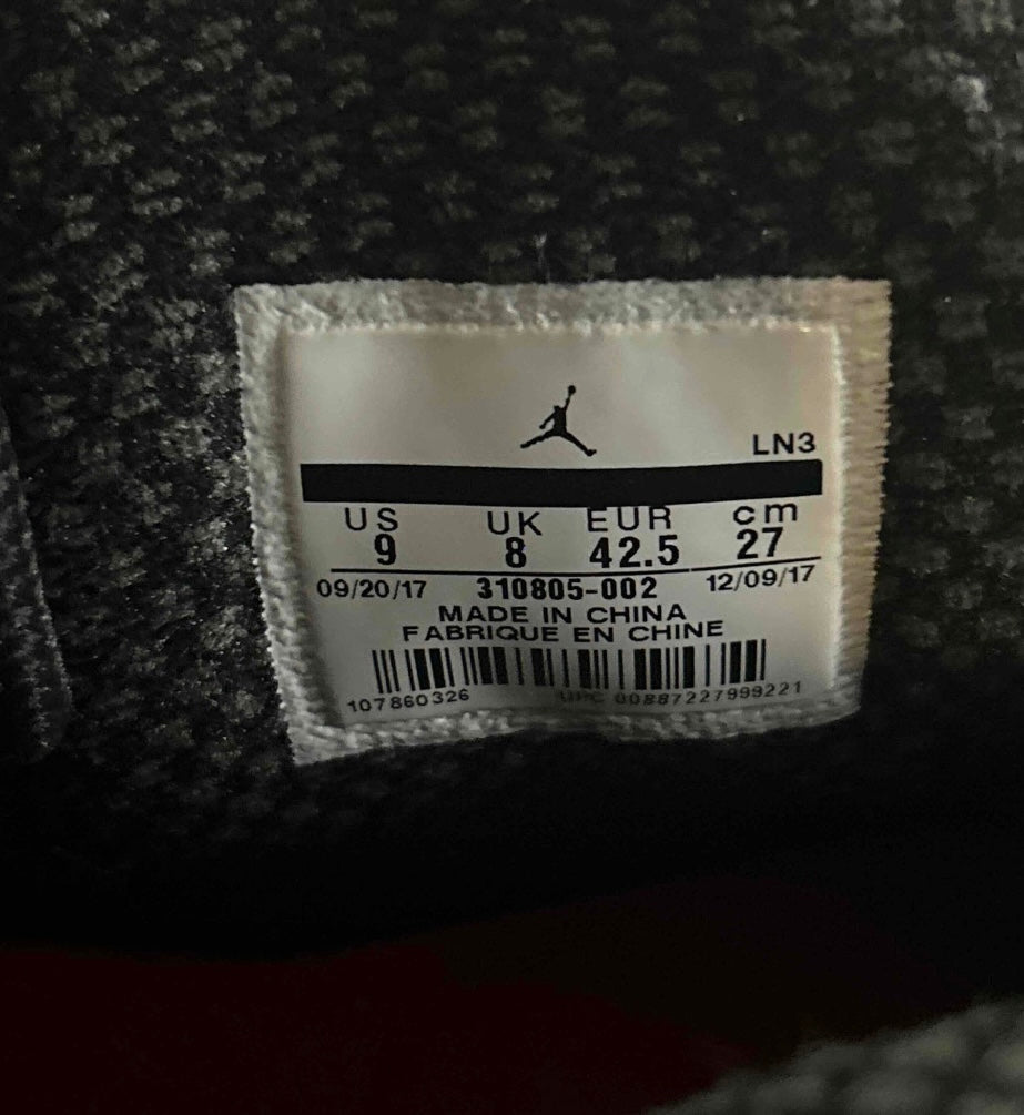 Air Jordan 10 Retro Shadow Size 9 Men Shoes