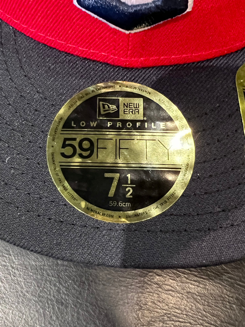 New Era Cleveland Guardians Fitted Hat Size 7 1/2