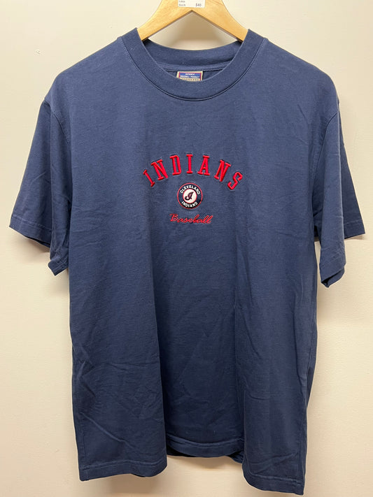 Men’s Cleveland Indians Cursive I Tee Size M