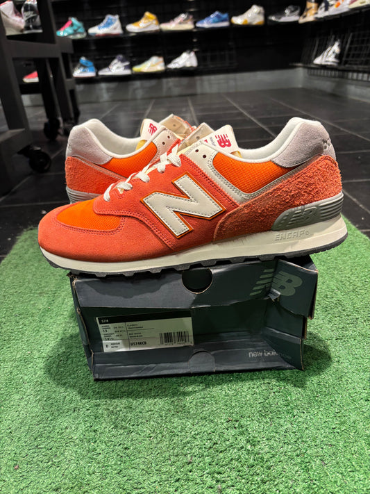 New Balance 574 Orange Size 11.5 $100 Mens Shoes