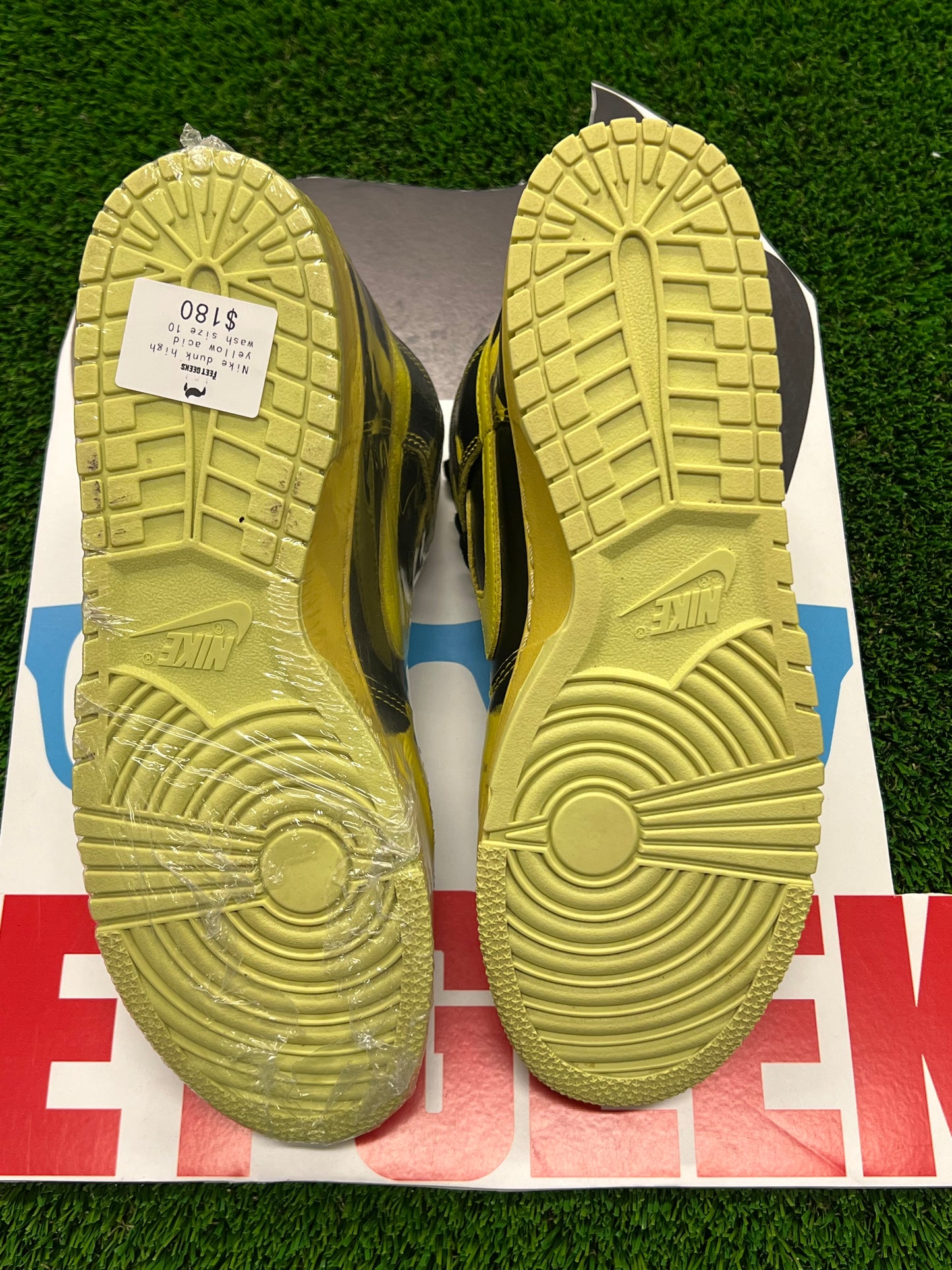 Men’s Nike Dunk Yellow High Acid Wash Brand New