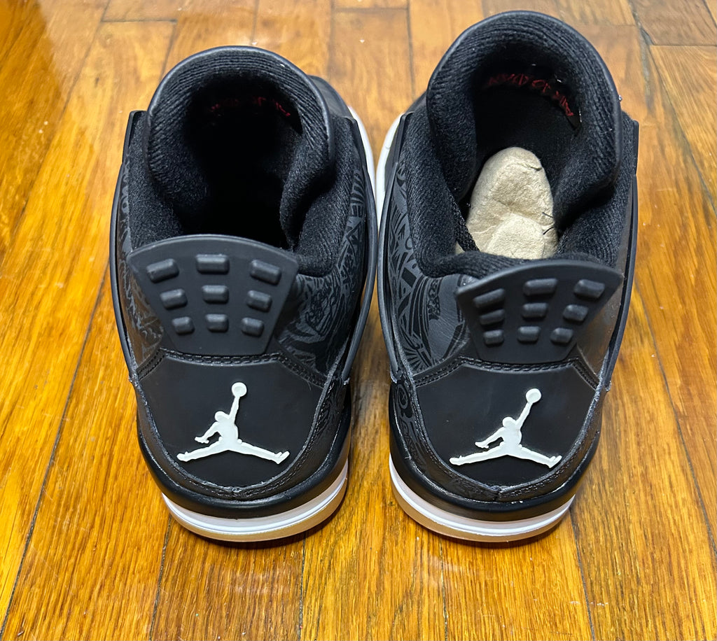 Jordan 4 Retro Black Gum Size 9 Men Shoes
