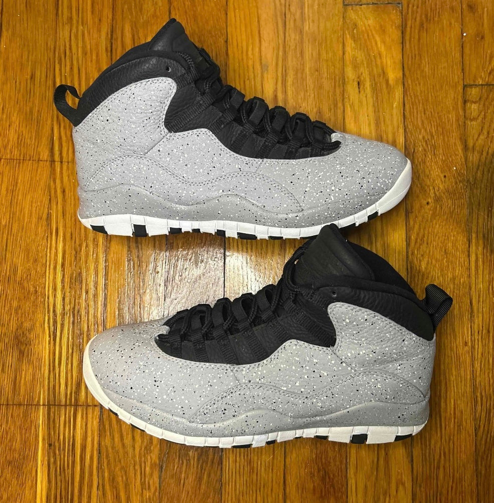 Air Jordan 10 Retro Cement Size 9 Men Shoes