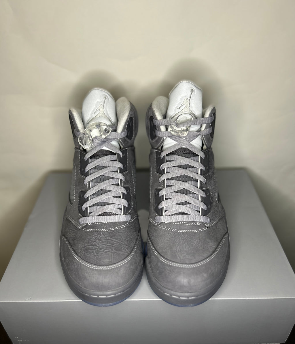 Jordan 5 Retro Wolf Grey Size 13 Mens Shoes