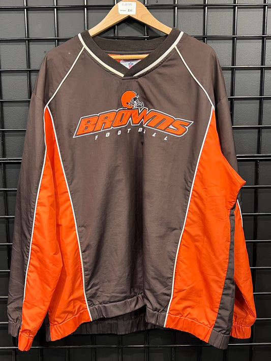 Men’s Cleveland Browns Nylon Pullover Size XL