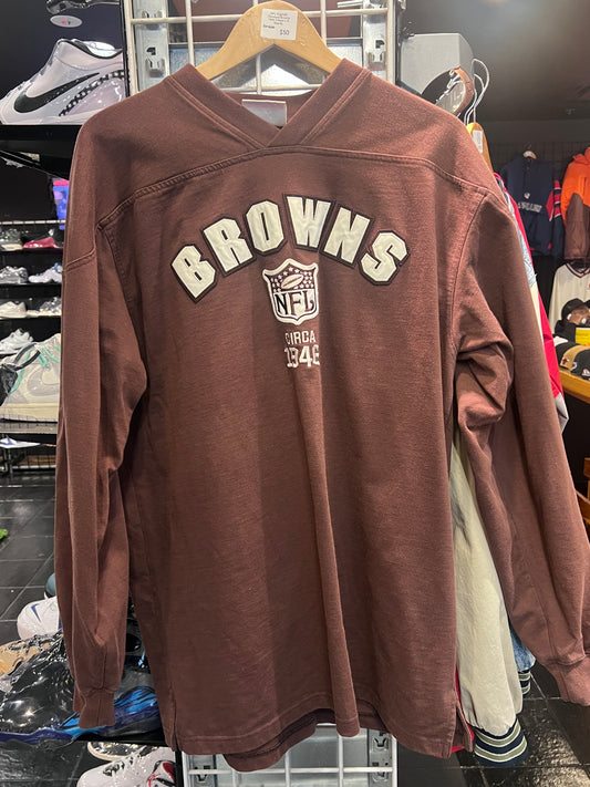 NFL Original 1946 Browns VNeck Size XL