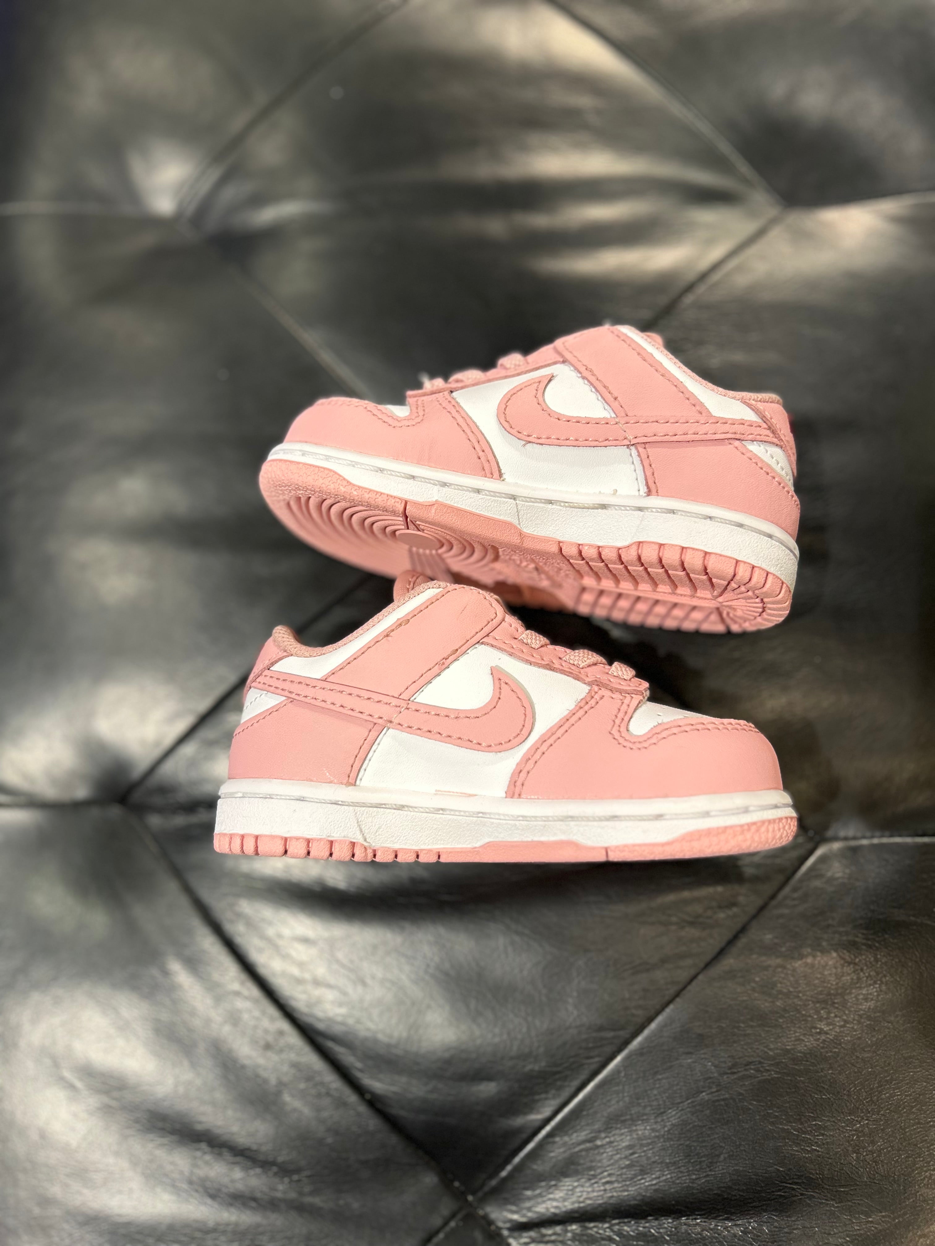 Baby Girls Nike Dunk Low size 7c Toddler shoes