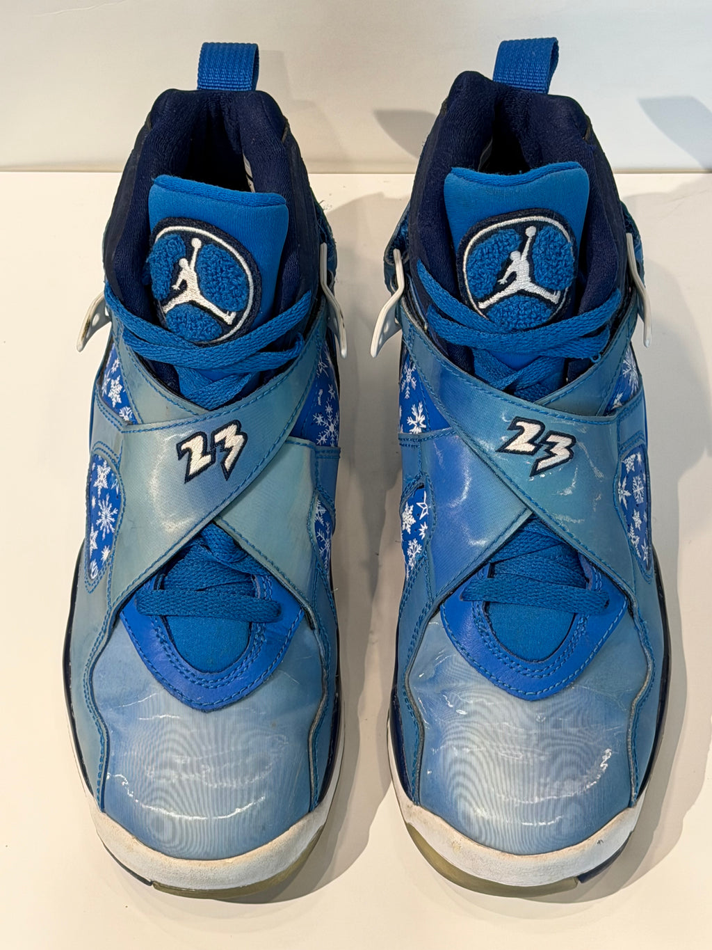 Air Jordan 8 Retro Snowflake Size 5.5y Gradeschool Shoes
