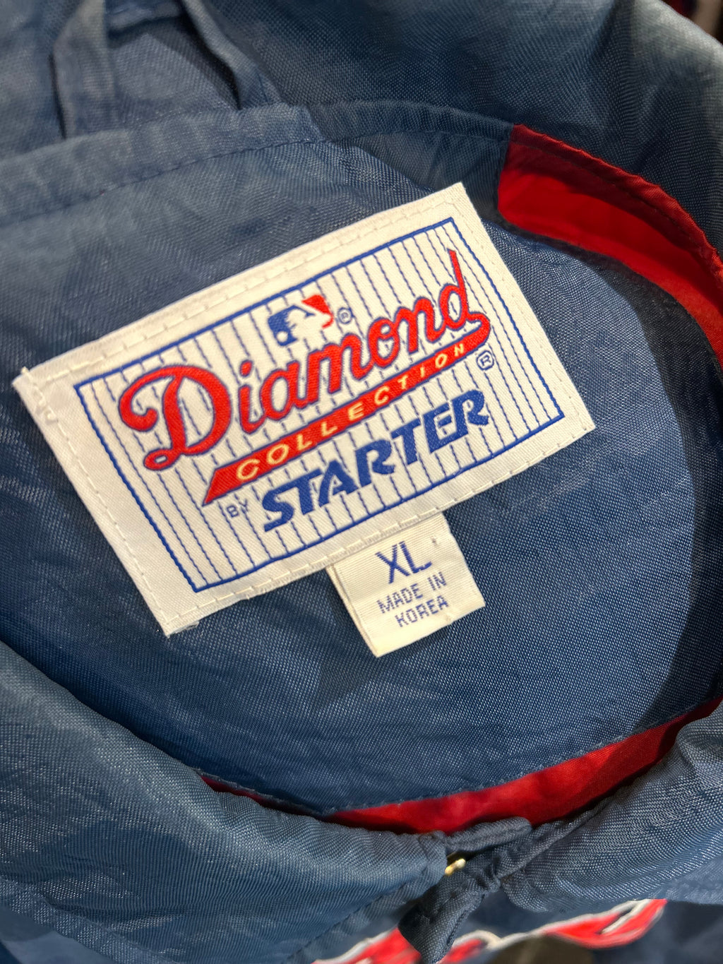Vintage Starter Diamond Collection MLB Cleveland Indians Jacket Size XL