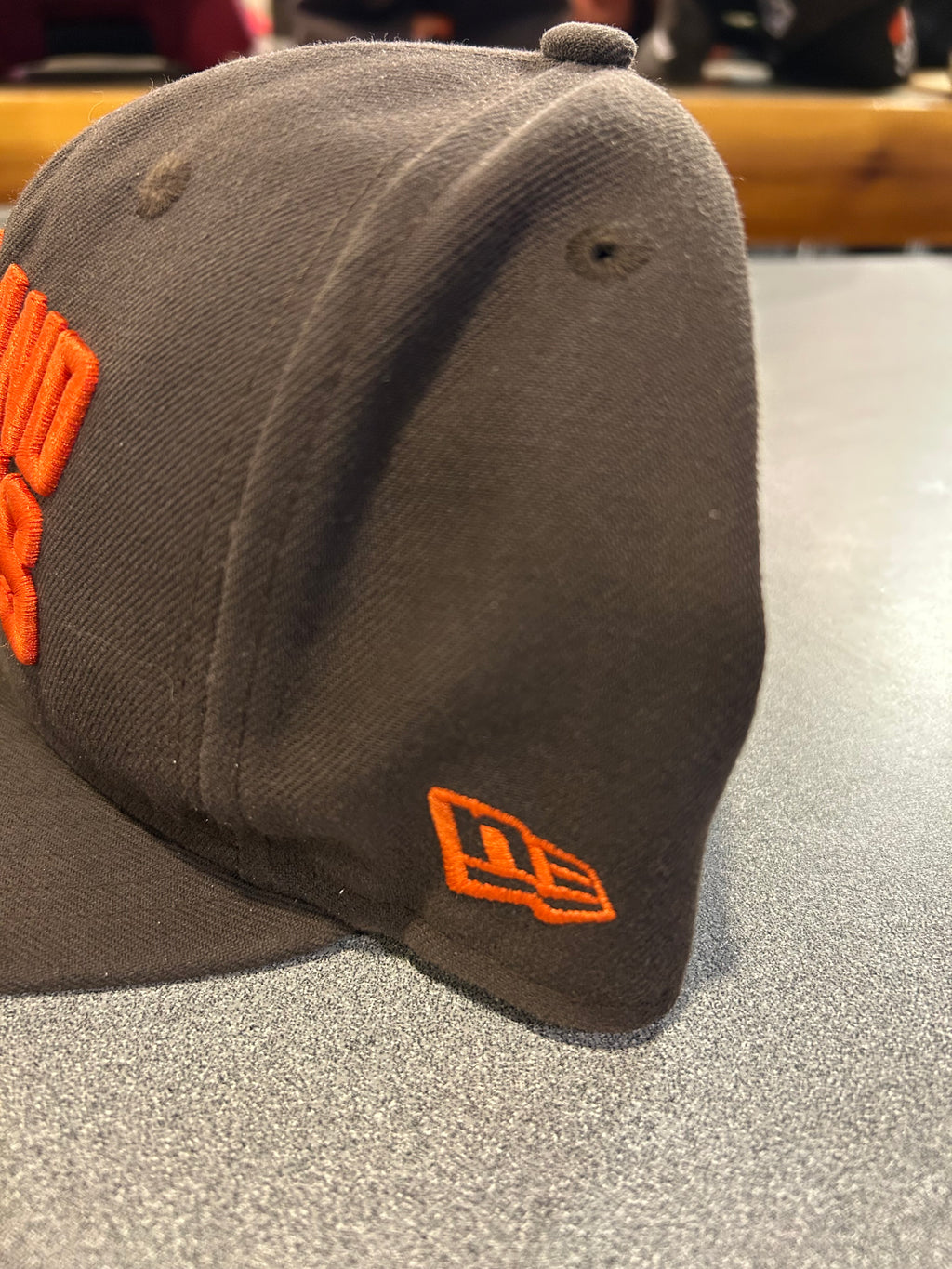 New Era Cleveland Brown Fitted Hat size 7 3/4