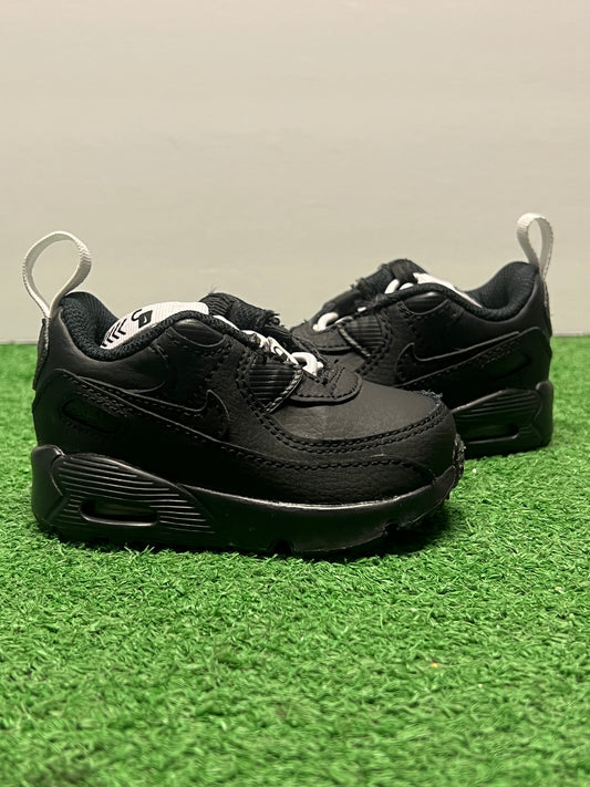 Kids Air Max 90 Triple Black Size 4c