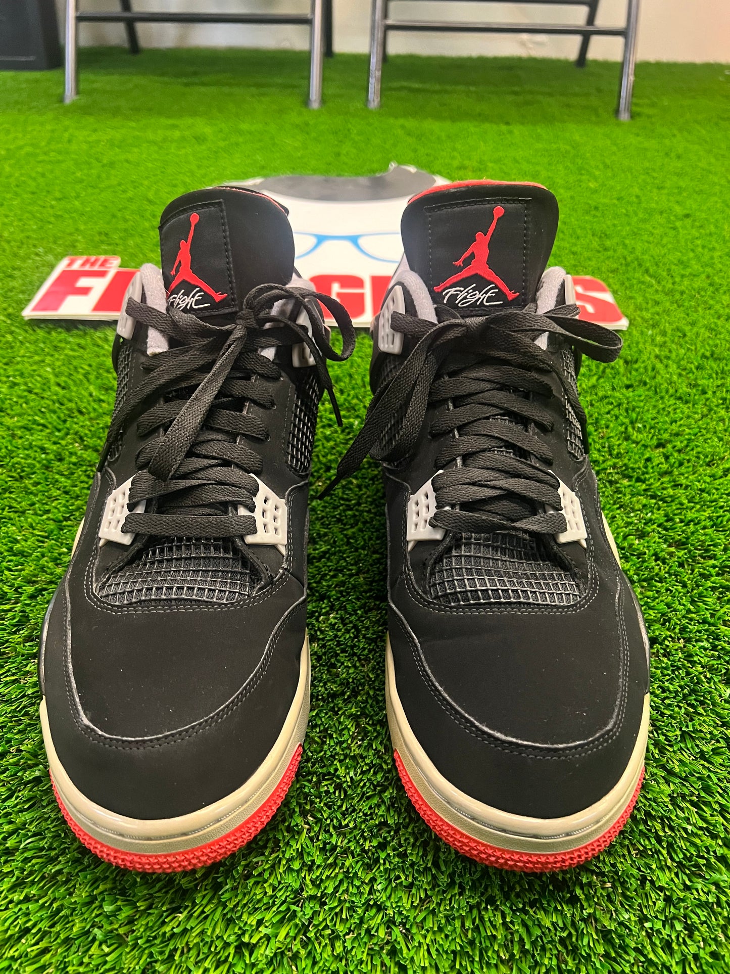 Men’s Air Jordan 4 Bred 2019 Size 15 Shoes Pre-Owned No Box