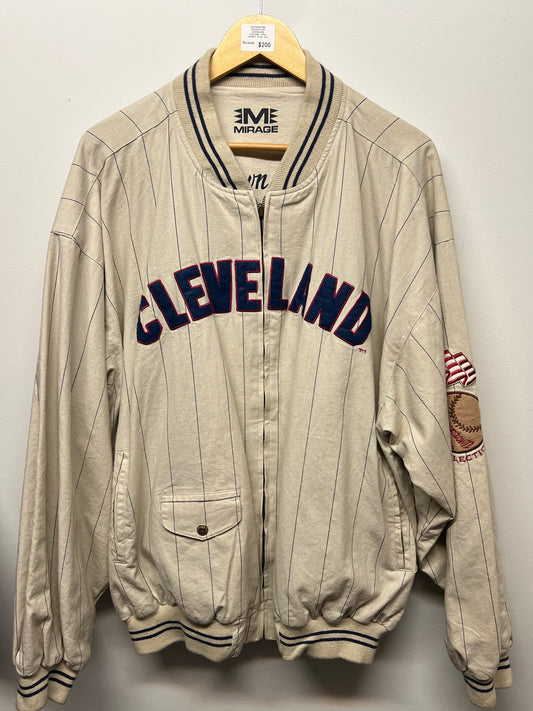 Men’s Cooperstown Collection Cleveland Indians 1954 Jacket Size XXL