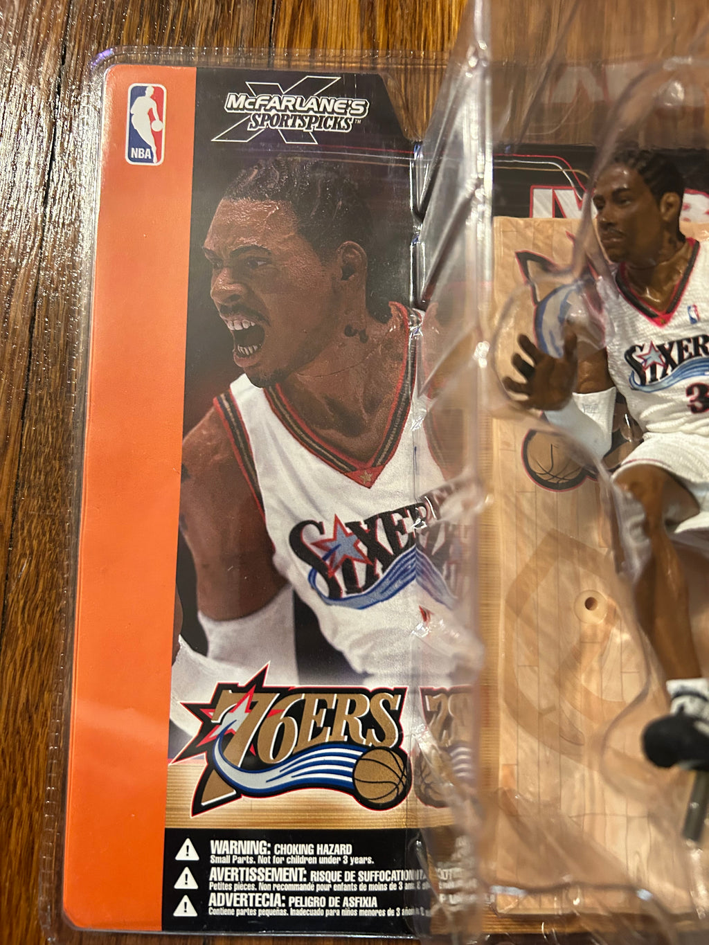 McFarlane NBA Series 6 Allen Iverson 76ers White Jersey Variant Figure Sealed