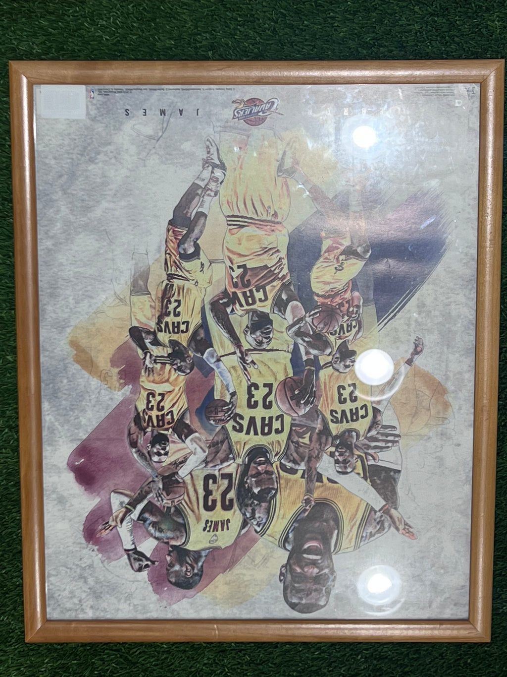 LeBron James Cavs Framed Poster