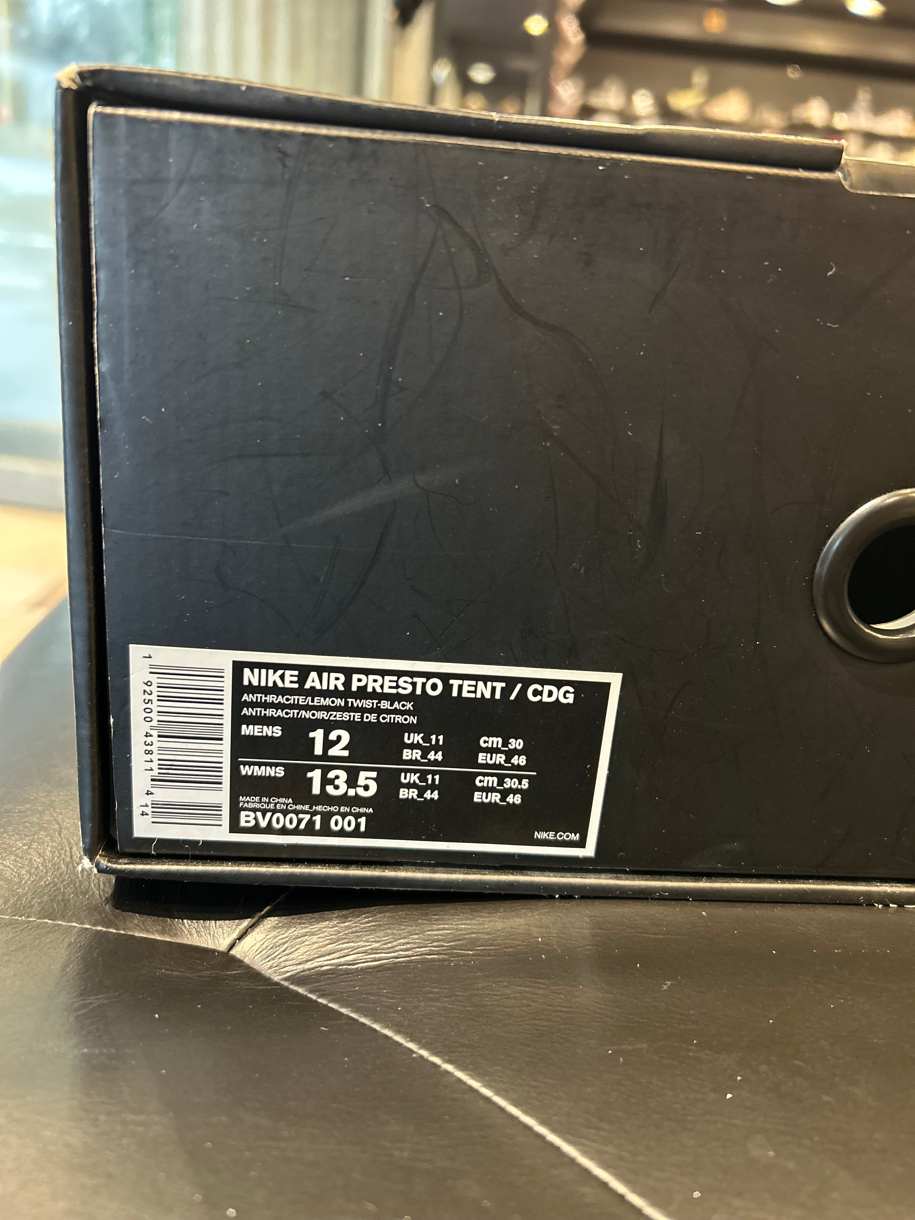 CDG x Nike Presto Tent Size 12 Men’s Shoes