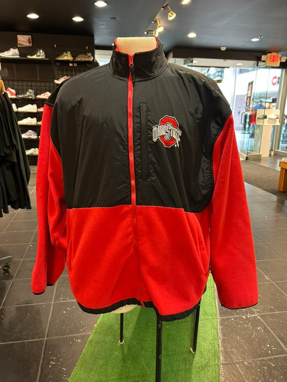 Ohio State Logo Tech Full Zip Fleece Size 3X