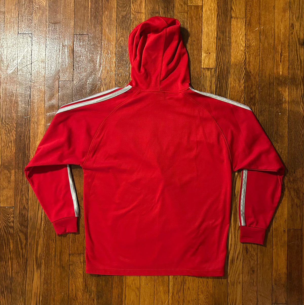 Ohio State Buckeyes Hoodie Mens XL Pro Edge Y2K Embroidered Red Gray Stripe OSU