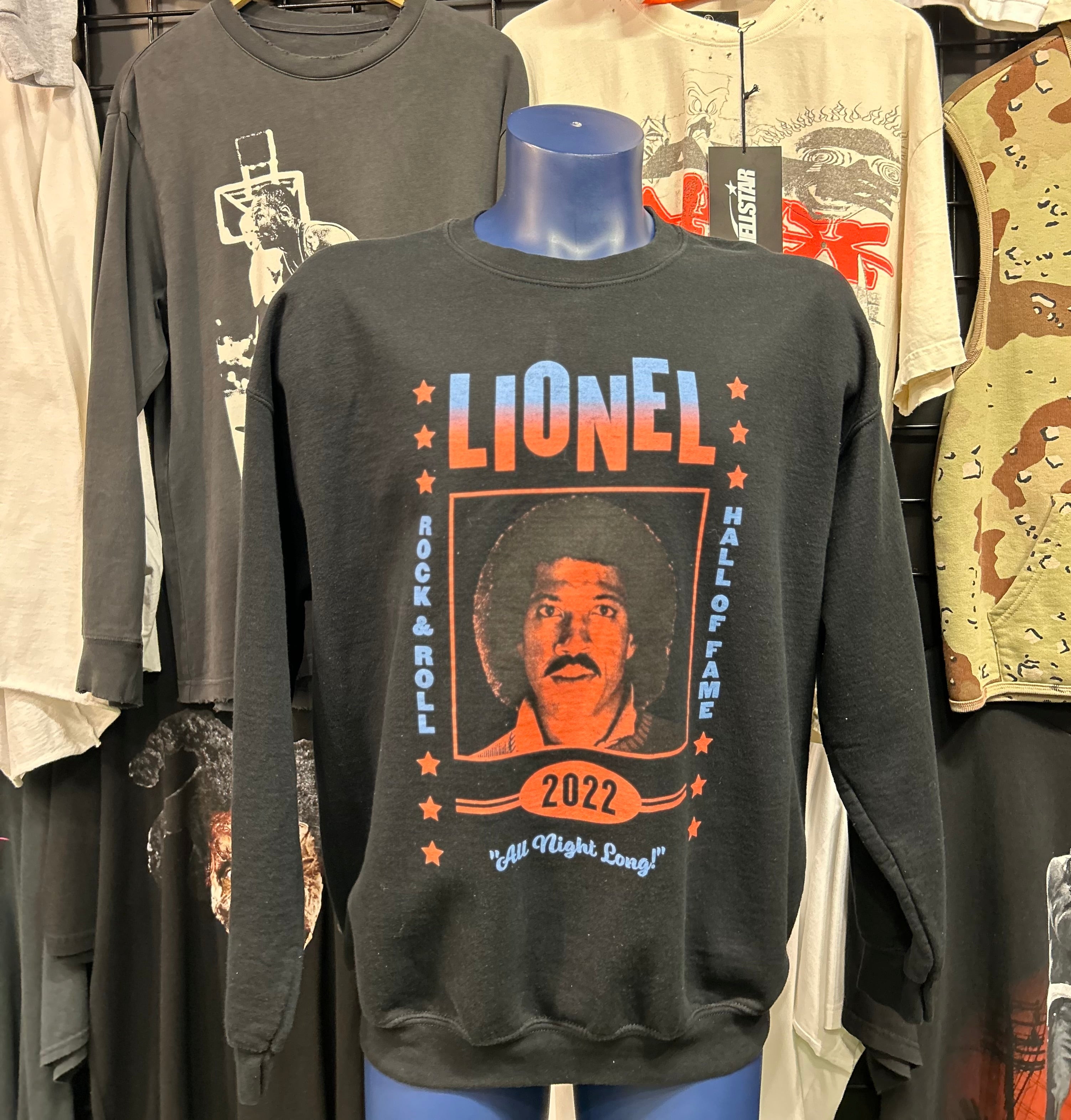 Rock and Roll Hall Of Fame Lionel Richie Crewneck Sweatshirt Size XL Men's